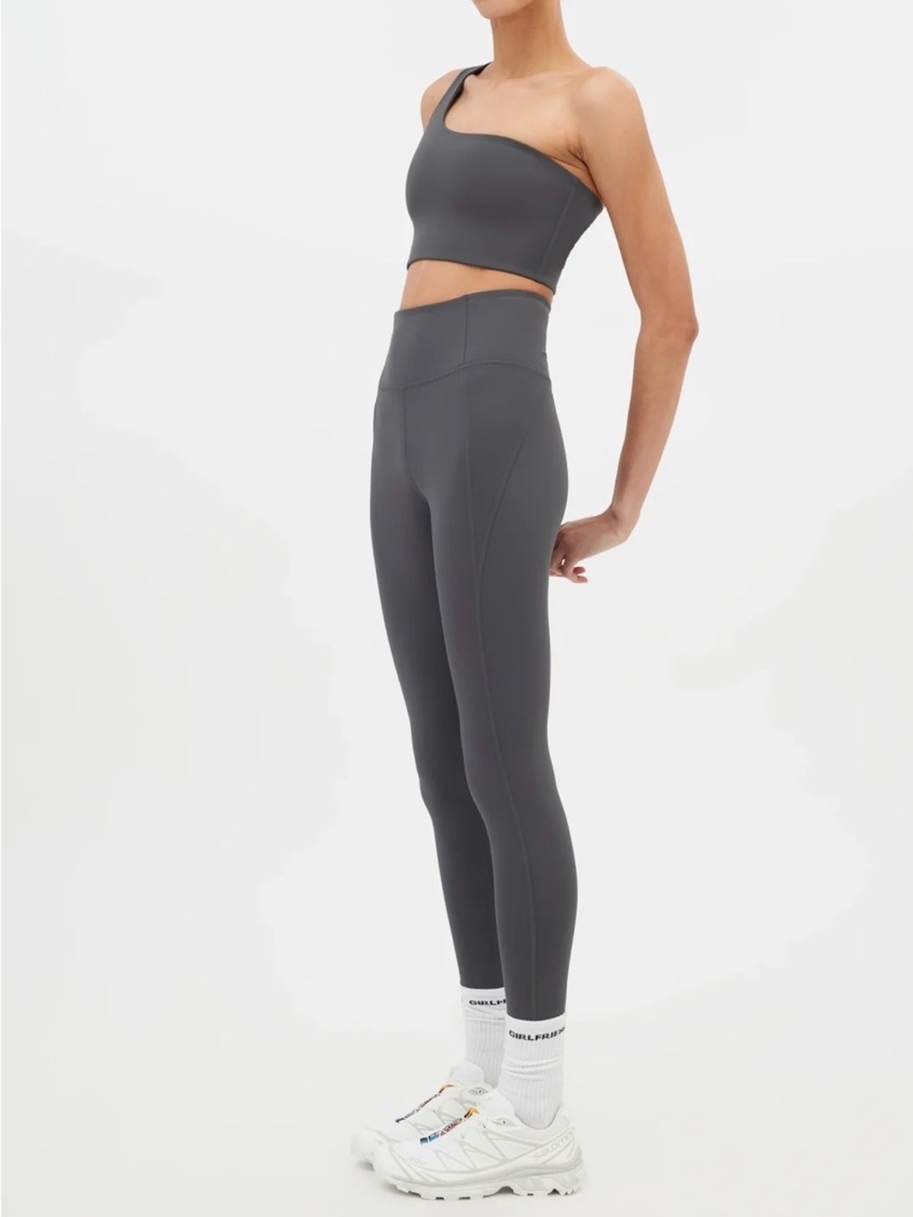 Small girlfriend collective legging in grey $108 retail